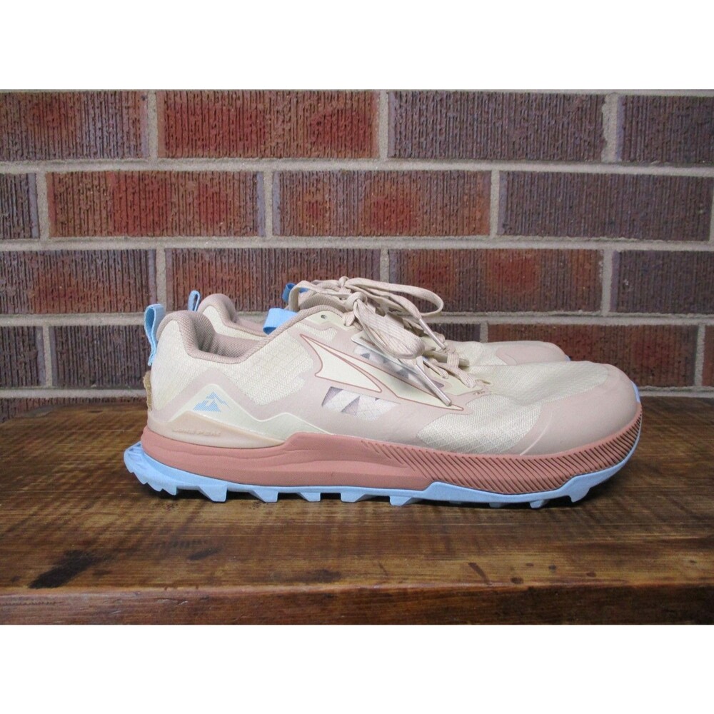 Altra Womens Lone Peak 7 Beige AL0A7R7G922 Hiking Trail Running Shoes Size 7.5